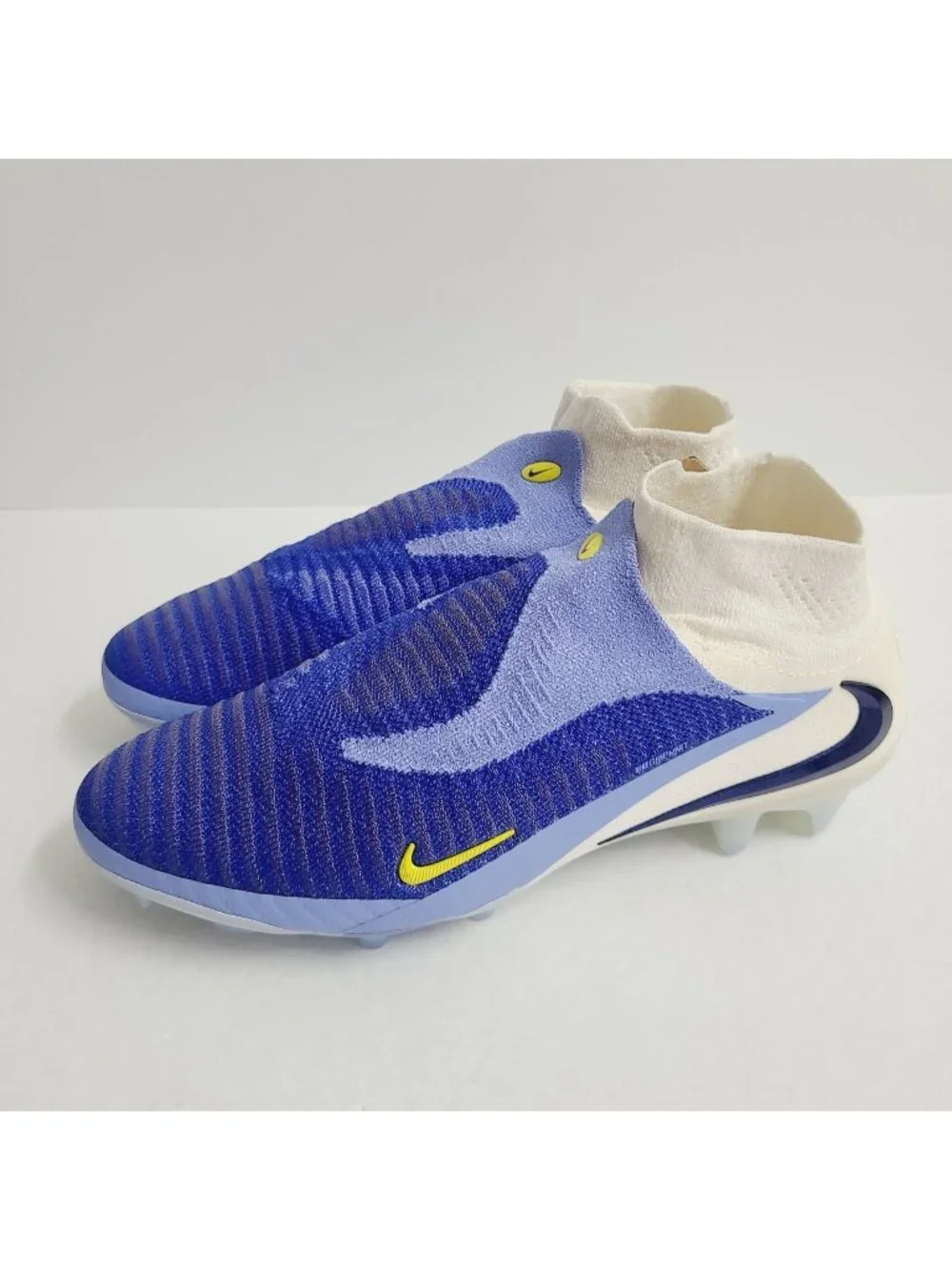 NEW Nike Phantom 6 High Elite FG Soccer Cleats HQ2328-400 Size 6 Racer Blue